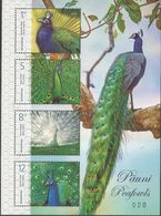 RO 2019 PEACOCKS, ROMANIA S/S, MNH - Pfauen