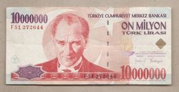 Turchia - Banconota Circolata Da 10.000.000 Lire P-214a.1 - 1999 #18 - Turquie