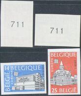 Europa - N°2367/68 Non Dentelé. Bureaux De Poste (Oostende, Liège) / ND - Autres & Non Classés