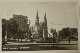 Brasil - Curitiba // Carte Photo - RPPC // Praca Tiradentes ( Wessel) 19?? - Curitiba