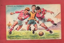 Carte - Règles Du Football  - Foot - Sport - - Voetbal