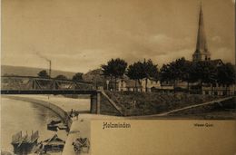 Holzminden //  Weser Quai Ca 1900 - Holzminden