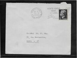 Monaco - Lettre - TB - Postmarks