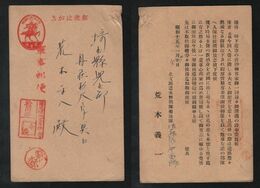 JAPAN WWII Military 2 Sen Postcard NORTH CHINA WW2 MANCHURIA CHINE MANDCHOUKOUO JAPON GIAPPONE - Briefe U. Dokumente