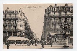 - CPA ANGERS (49) - Place Du Ralliement - Rue D'Alsace (belle Animation) - Edition Duvivier 112 - - Angers