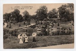 - CPA ANGERS (49) - Le Jardin Des Plantes - La Cascade Et Le Bassin (belle Animation) - Photo L. V. N° 59 - - Angers