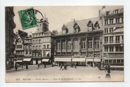 - CPA ROUEN (76) - Vieille Maison - Place De La Cathédrale 1913 (belle Animation) - Editions Lévy 272 - - Rouen