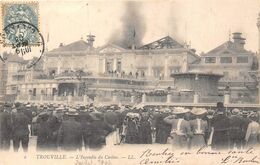 14-TROUVILLE- L'INCENDIE DU CASINO - Trouville