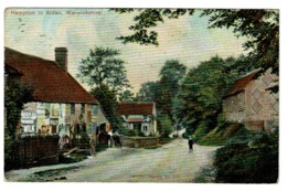 Ref 1395 - 1908 Postcard - The Village Blacksmith At Hampton In Arden Solihull Warwickshire - Andere & Zonder Classificatie