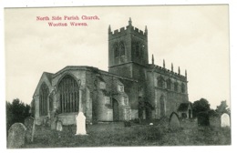 Ref 1395 - Early Postcard - North Side Parish Church - Wootton Wawen Solihull Warwickshire - Autres & Non Classés