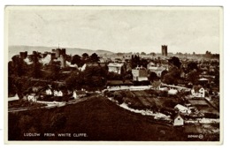 Ref 1396 - 1947 Postcard - Ludlow From White Cliffe - Shropshire Salop - Shropshire