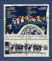 Israël - YT N° 1104 Et 1105 - Neuf Sans Charnière - 1990 - Nuevos (con Tab)