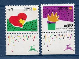 Israël - YT N° 1109 Et 1110 - Neuf Sans Charnière - 1990 - Unused Stamps (with Tabs)