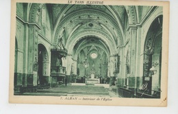 ALBAN - Intérieur De L'Eglise - Alban