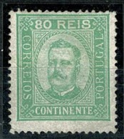 Portugal, 1892/3, # 76 A Dent. 13 1/2, P. Porcelana, MH - Unused Stamps