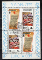 CIPRO TURCA - 1982 - EUROPA - CARTA COSTITUZIONALE DI CIPRO - ANNULLO PRIMO GIORNO - SOUVENIR SHEET - USATI - Oblitérés