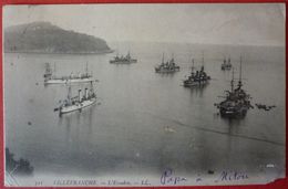 FRENCH WARSHIP - VILLEFRANCHE - L`ESCADRE - Guerre