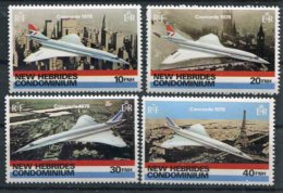 Nouvelles Hébrides   531/534**   Concorde - Neufs