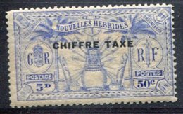 Nouvelles Hébrides        Taxe     N° 4 * - Postage Due