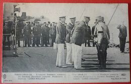 FRENCH WARSHIP - GUERRE 1914-15 , L`AMIRAL ROEBECK & L`AMIRAL NICKOLSON A BORD DU `LORD NELSON` - Guerra