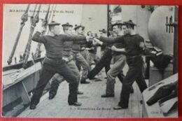 FRENCH WARSHIP - SCENES DE LA VIE DE BORD - EXERCICES DE BOXE - Warships