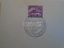 D173180 Hungary Special Postmark Sonderstempel -Diósgyőri Napok  Miskolc 1961 - Marcophilie