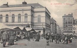 Saint Etienne      42         Le Théâtre. Marché       -  2  -      (voir Scan) - Saint Etienne