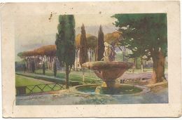 XW 3938 Roma - Villa Borghese - Piazza Siena - Illustrazione Illustration / Viaggiata 1931 - Parks & Gardens