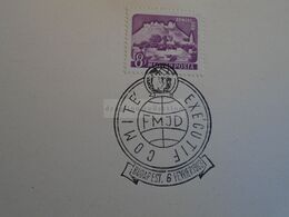 D173184 Hungary Special Postmark Sonderstempel -  FMJD - The World Draughts Federation Budapest 1963 - Marcophilie