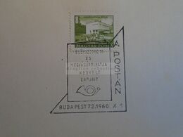 D173186 Hungary Special Postmark Sonderstempel -  Newspaper Subscription At Post Office    Budapest 1960 - Marcophilie