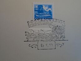 D173196 Hungary Special Postmark Sonderstempel -  Postal Museum  Keszthely  1964  Horse Pferd Cheval - Marcophilie