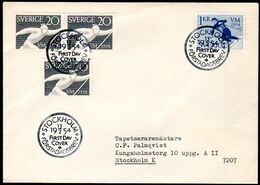 SWEDEN 1954 Nordic Ski Championship FDC.  Michel 388-89 - FDC