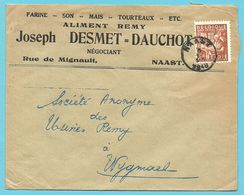 762 Op Brief Stempel NAAST , Met Hoofding "Negociant DESMET-DAUCHOT (VK) - 1948 Exportación