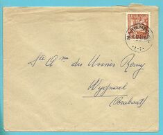 762 Op Brief Stempel MARIEMBOURG (VK) - 1948 Exportation