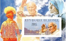 Guinea 2009, Next Beatification Of Pope J. Paul II, Mother Teresa, BF IMPERFORATED - Mother Teresa