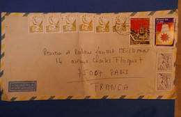 L87 BRESIL LETTRE 1980 SAO POLO POUR PARIS AV CHARLES FLOQUET VII EME PAR AVION - Cartas