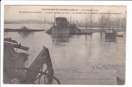 CATASTROPHE (Ferroviaire) DE MONTREUIL-BELLAY - 23 Novembre 1911- Vue Générale De L'accident- Le Remous Indiqué...... - Montreuil Bellay