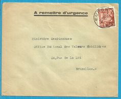 762 Op Brief Stempel EUPEN  (Oostkantons / Canton De L'est) (VK) - 1948 Exportation