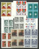 RUSSLAND RUSSIA Soviet Union 9 X 4-block MNH - Collezioni