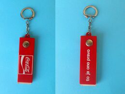 COCA-COLA ... Yugoslavian Nice Old And Very Rare Keychain 1970's * Keyring Key-ring Porte-clés Schlüsselring - Porte-clefs