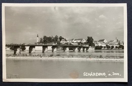 Schärding Am Inn/ Stadtansicht Mit Brücke/ Fotokarte - Schärding