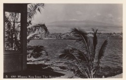 Mauna Kea Volcano Island Of Hawaii From Naniloa Hotel, C1940s/50s Vintage Real Photo #S-640 Postcard - Big Island Of Hawaii