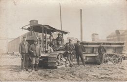 76 - LE GRAND QUEVILLY - Ouvriers Des Travaux Publics (carte Photo) - Le Grand-Quevilly