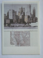 NEW YORK CITY / CHRISTO - Two Lower Manhattan Wrapped Buildings - Croquis Du Projet De Christo - Carte Postale Moderne - Ohne Zuordnung