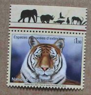 Ge12-01 : Nations-Unies (Genève) / Protection De La Nature - Tigre De Sibérie Ou De L'Amour (Panthera Tigris Altaica) - Neufs