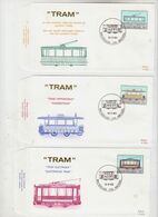 Lot 3 FDC  Trams   1983 - 1981-1990