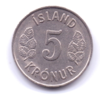 ICELAND 1973: 5 Kronur, KM 18 - Islande