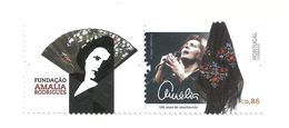 Portugal 2020 - 100 Years Amália Rodrigues, Fado, Stamp Logo Foundation MNH - Ungebraucht