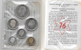 *spain  Proof Set 1975(76)  Ps5 - Ongebruikte Sets & Proefsets