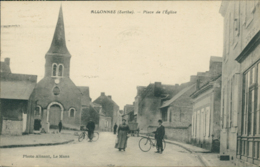 72 ALLONNES /   Place De L'Eglise / - Allonnes